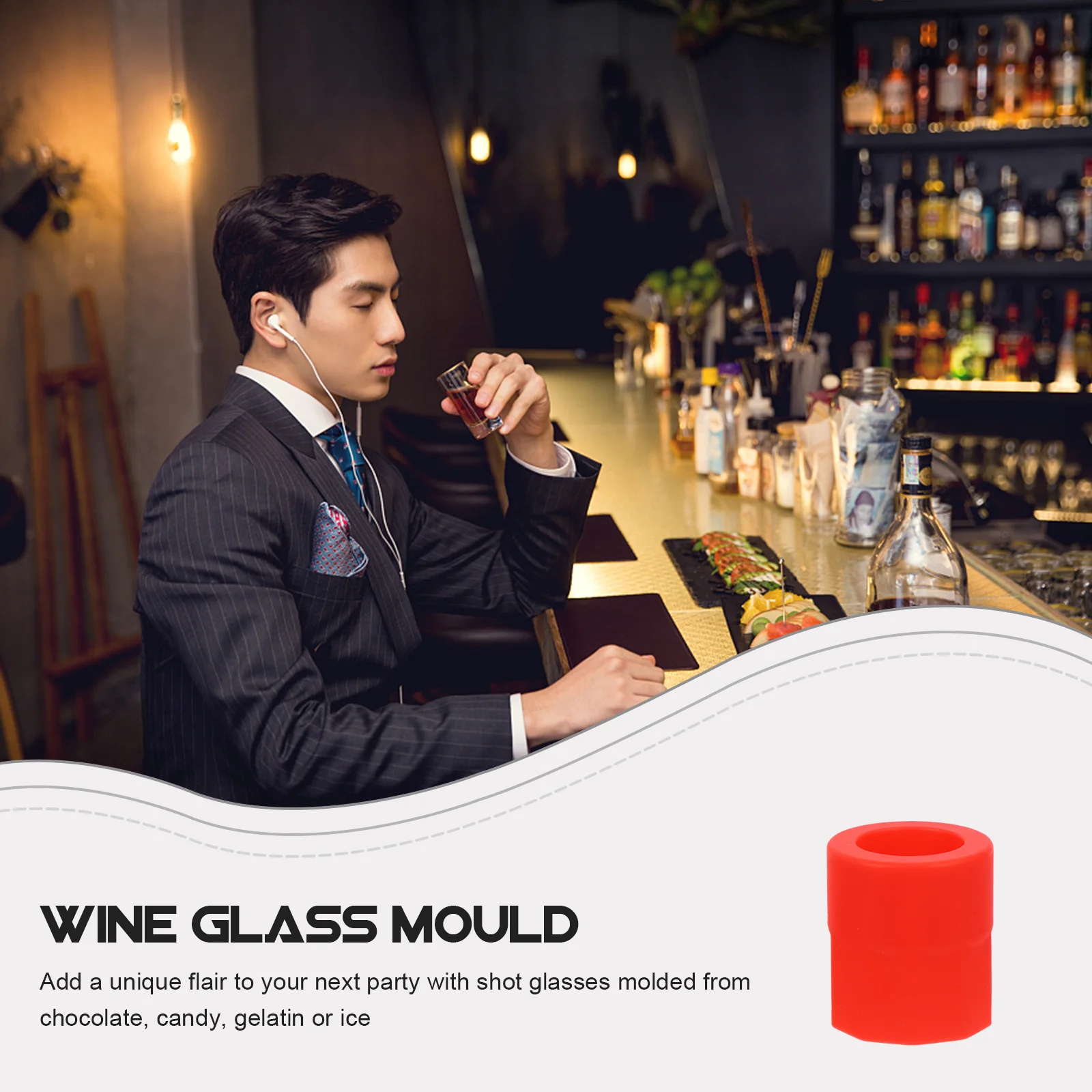 10pcs 1 Set Shot Mold Silicone Wine Cube Molds Resistant Easy Clean Bar Supplies Ice Tray Glass Shape Molds For Liquor Whiskey
10pcs 1 Set Shot Mold Silicone Wine Cube Molds Resistant Easy Clean Bar Supplies Ice Tray Glass Shape Molds For Liquor Whiskey