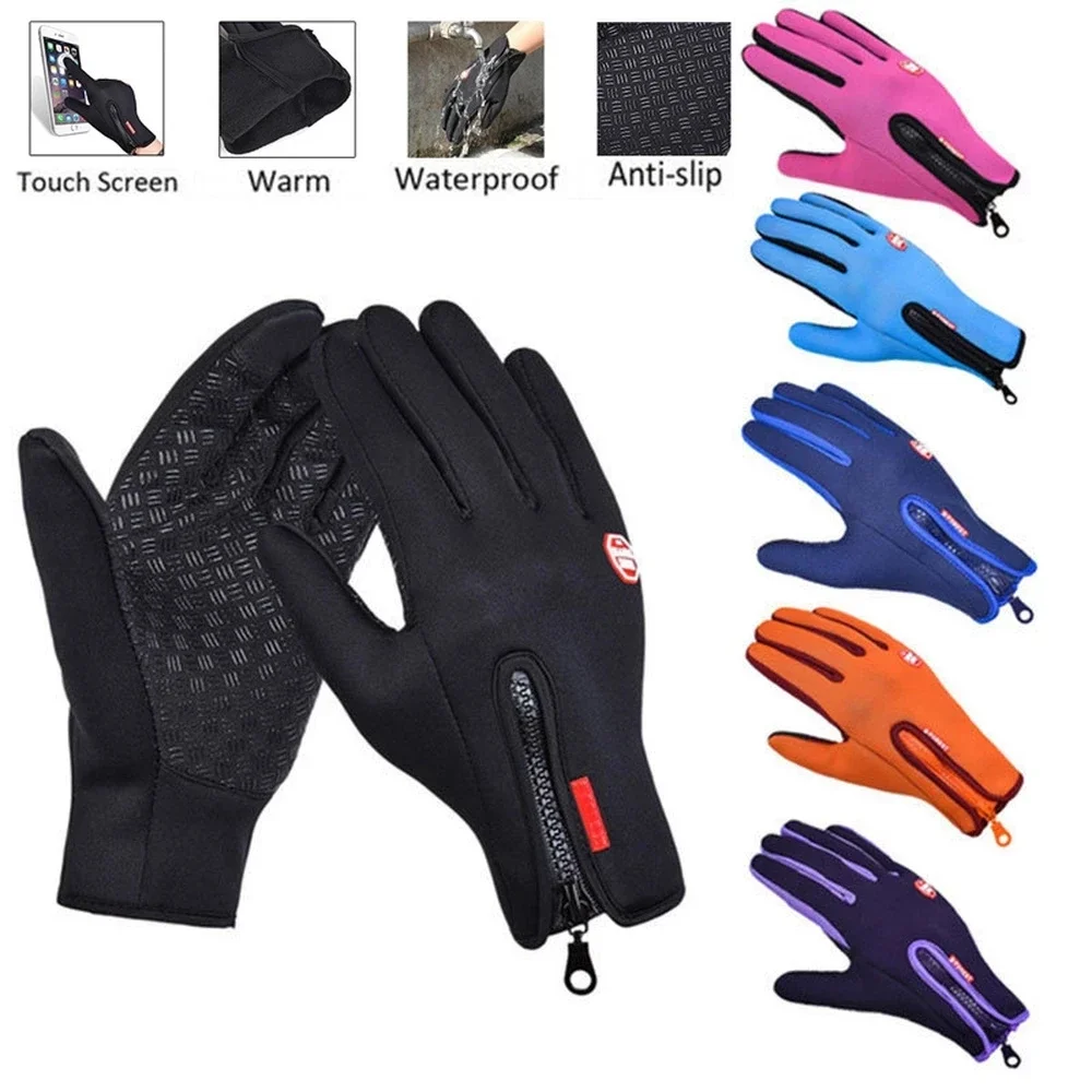2pcs Autumn and Winter Outdoor Cycling Gloves Warm and Windproof Full Finger Gloves with Zipper Mountaineering Ski Touch Screen
2pcs Autumn and Winter Outdoor Cycling Gloves Warm and Windproof Full Finger Gloves with Zipper Mountaineering Ski Touch Screen