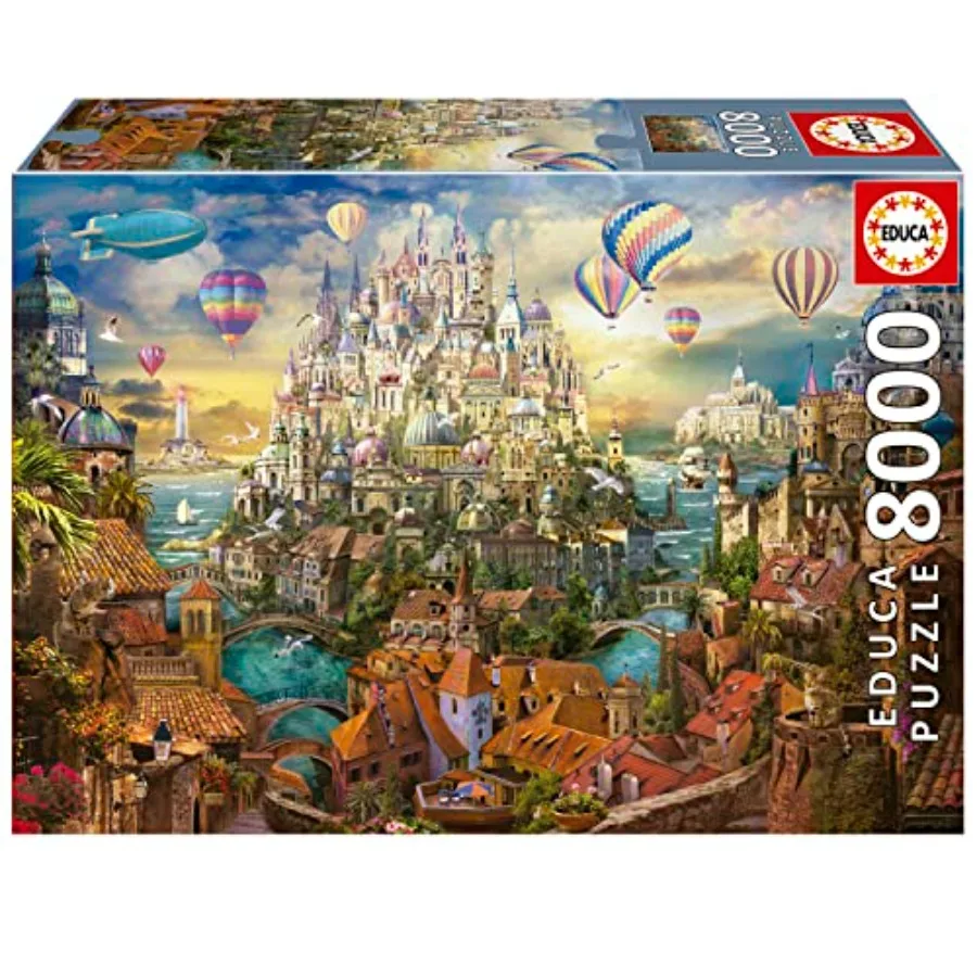 - 8000 Piece Puzzle for Adults City of Dreams. Includes Lost Part Service. from 14 Years Old 19570
- 8000 Piece Puzzle for Adults City of Dreams. Includes Lost Part Service. from 14 Years Old 19570
