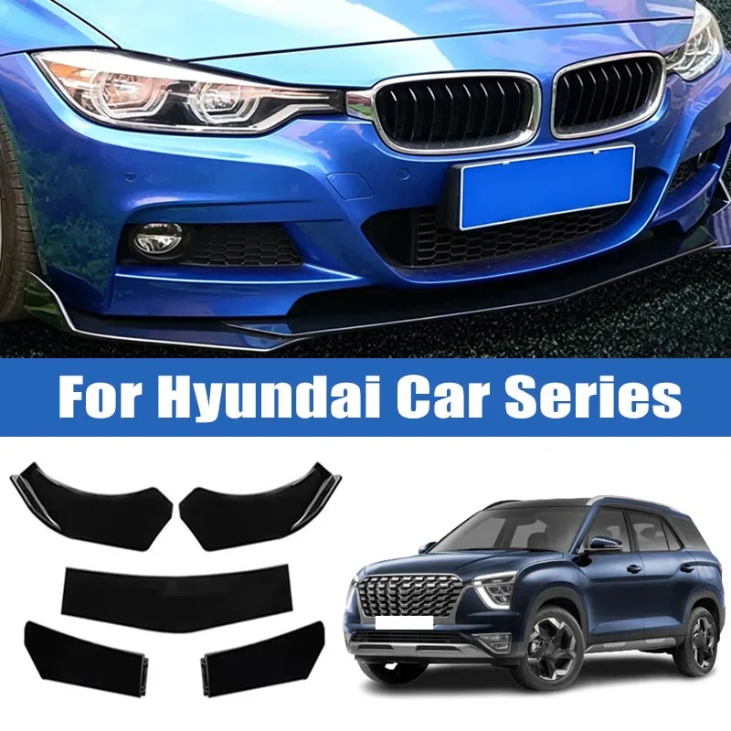 5Pcs Car Front Bumper Separator Bumper Lip Body Kit Duck Lip Separator For Hyundai Elantra Sonata Tucson SantaFe Kona Veloster
5Pcs Car Front Bumper Separator Bumper Lip Body Kit Duck Lip Separator For Hyundai Elantra Sonata Tucson SantaFe Kona Veloster