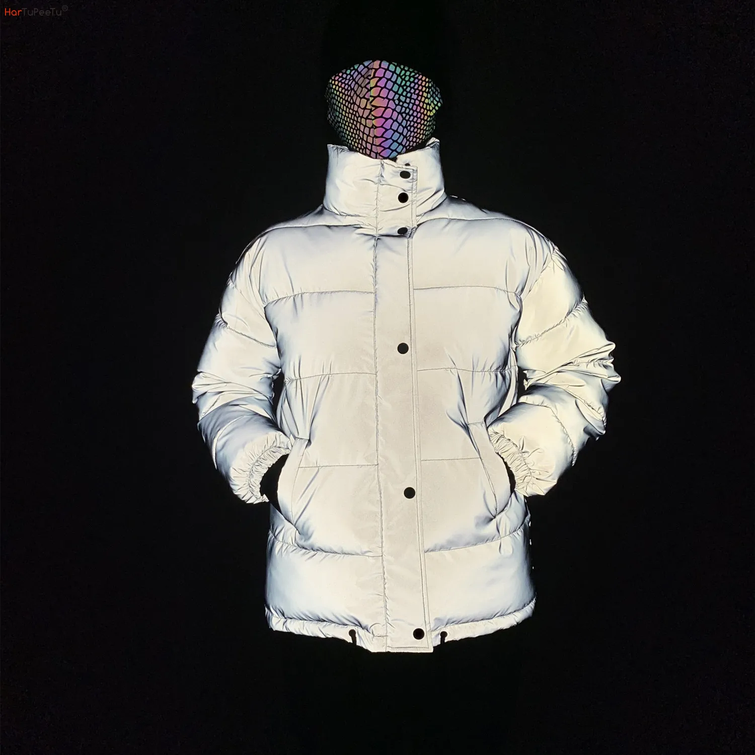 Reflective Winter Jacket 2023 Women Safety Quilted Coat Warm Turtleneck Night High Quality Soft Loose Casual Cotton Outwear
Reflective Winter Jacket 2023 Women Safety Quilted Coat Warm Turtleneck Night High Quality Soft Loose Casual Cotton Outwear