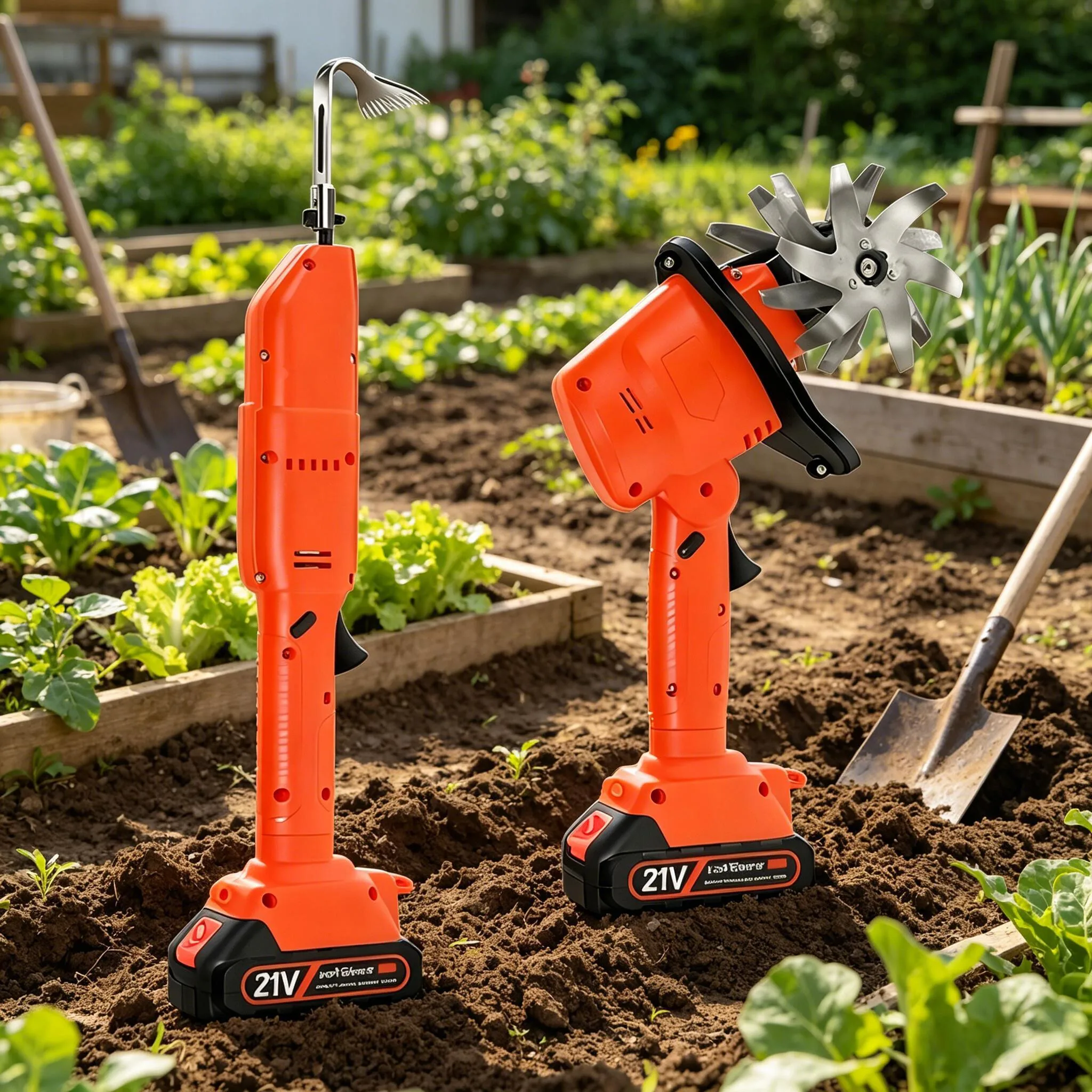 Cordless Electric Tiller&Weeder 21V Garden Cultivator Handheld/Extendable Pole Soil Loosening Machine for Gardening Farming
Cordless Electric Tiller&Weeder 21V Garden Cultivator Handheld/Extendable Pole Soil Loosening Machine for Gardening Farming