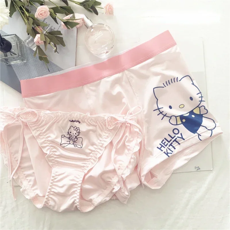 Kawaii New Sanrio Hello Kitty Boxer Underwear Cartoon Cute Printing Couple Underpant Comfortable Shorts Ultra Thin Briefs Gift
Kawaii New Sanrio Hello Kitty Boxer Underwear Cartoon Cute Printing Couple Underpant Comfortable Shorts Ultra Thin Briefs Gift