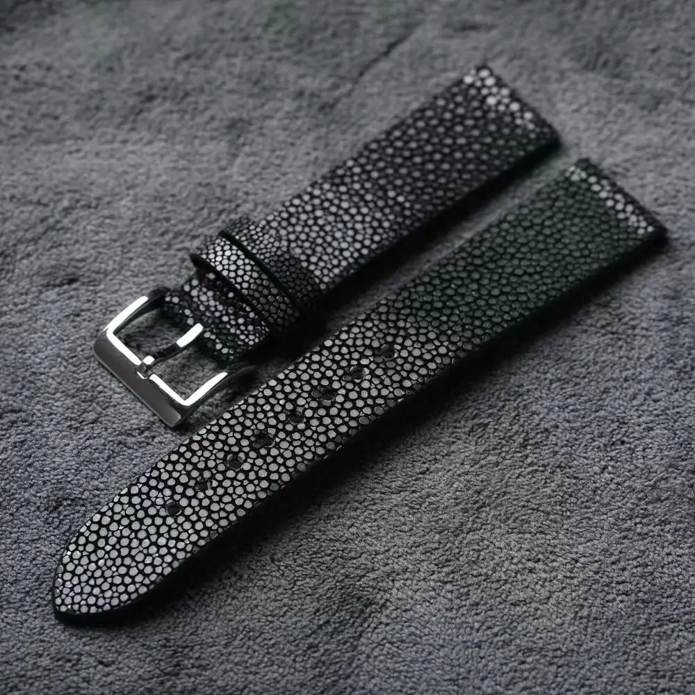 Handmade pearl fish leather strap 18 20 22MM gray green black genuine leather premium luxury men's bracelet premium leather
Handmade pearl fish leather strap 18 20 22MM gray green black genuine leather premium luxury men's bracelet premium leather