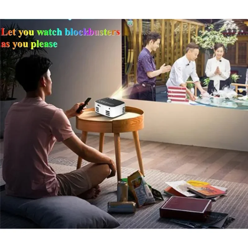 AC56-Projector LED 1080P Same-Screen Version Wireless Mobile Phone MINI Projector Home Theater Video Player EU Plug
AC56-Projector LED 1080P Same-Screen Version Wireless Mobile Phone MINI Projector Home Theater Video Player EU Plug