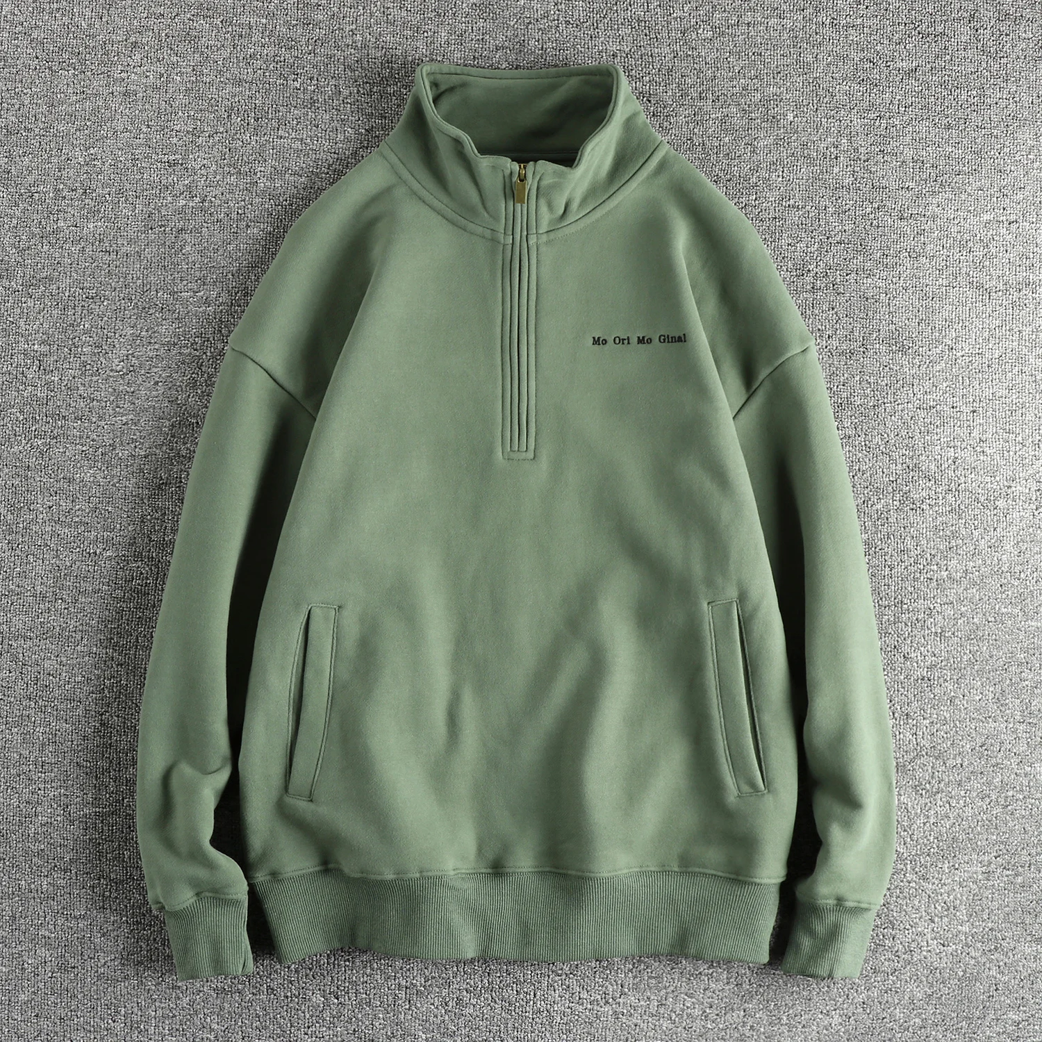 Heavyweight Fleece Lined Thickened Retro Half Open Stand Collar Men's Sweatshirt Autumn Winter New Trend Overhead Shirt
Heavyweight Fleece Lined Thickened Retro Half Open Stand Collar Men's Sweatshirt Autumn Winter New Trend Overhead Shirt