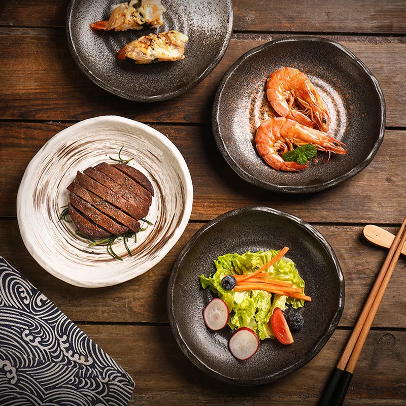 Japanese and Korean Ceramic Plate Irregular Cooking Sushi Snack Plates Household Dishes Creative Restaurant Tableware
Japanese and Korean Ceramic Plate Irregular Cooking Sushi Snack Plates Household Dishes Creative Restaurant Tableware