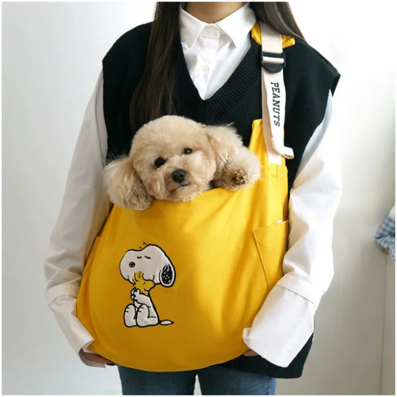 Kawaii Anime Snoopy Series Yellow/Gray Pet Backpack Cartoon Creativity Mesh Breathable Shoulder Bag Portable Crossbody Bag
Kawaii Anime Snoopy Series Yellow/Gray Pet Backpack Cartoon Creativity Mesh Breathable Shoulder Bag Portable Crossbody Bag