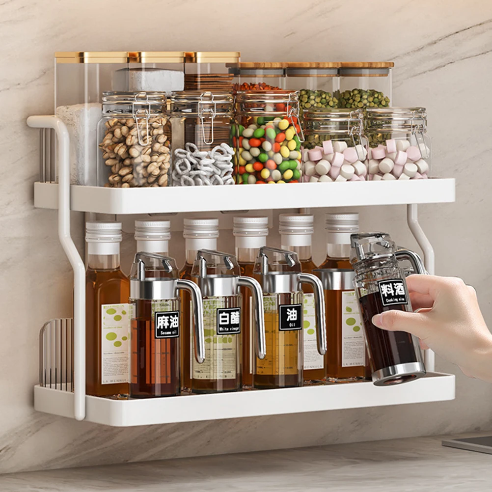 Double-Layer Kitchen Cup and Spice Rack Adjustable Acrylic Carbon Steel Storage Holder for Bathroom Countertop Toiletries and
Double-Layer Kitchen Cup and Spice Rack Adjustable Acrylic Carbon Steel Storage Holder for Bathroom Countertop Toiletries and