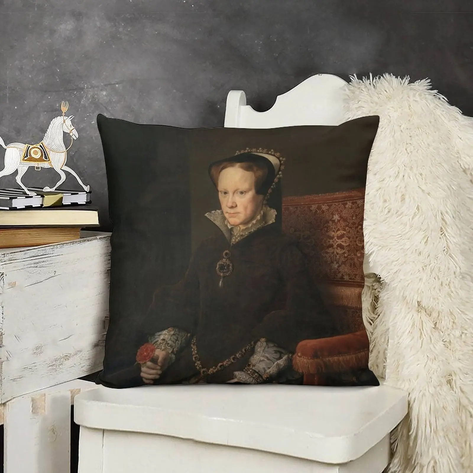 Portrait of Mary Tudor - Antonis Mor Throw Pillow Pillow Covers Decorative Plaid Sofa Decorative Cushions pillow
Portrait of Mary Tudor - Antonis Mor Throw Pillow Pillow Covers Decorative Plaid Sofa Decorative Cushions pillow