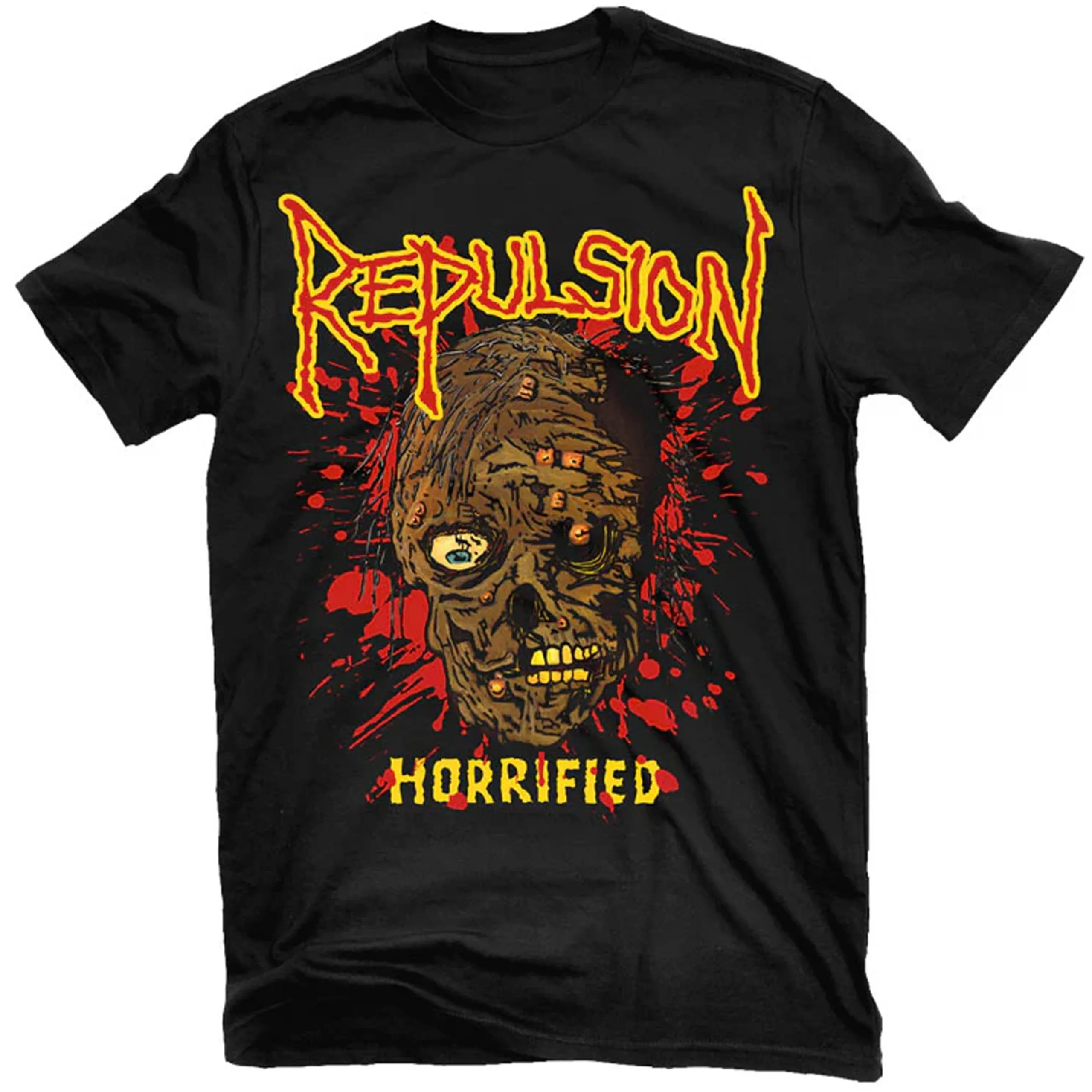 Repulsion'Horrified 'Peripheral Clothing Pattern Printing Летние элитные брендовые хлопковые мужские и женские футболки с короткими рукавами
Repulsion'Horrified 'Peripheral Clothing Pattern Printing Летние элитные брендовые хлопковые мужские и женские футболки с короткими рукавами
