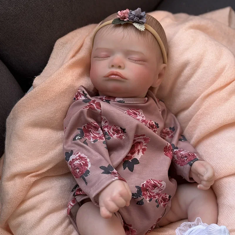 18inch 45cm Reborn Baby Girl Doll Rosalie with Painted Hair and Rooted Eyelashes
18inch 45cm Reborn Baby Girl Doll Rosalie with Painted Hair and Rooted Eyelashes