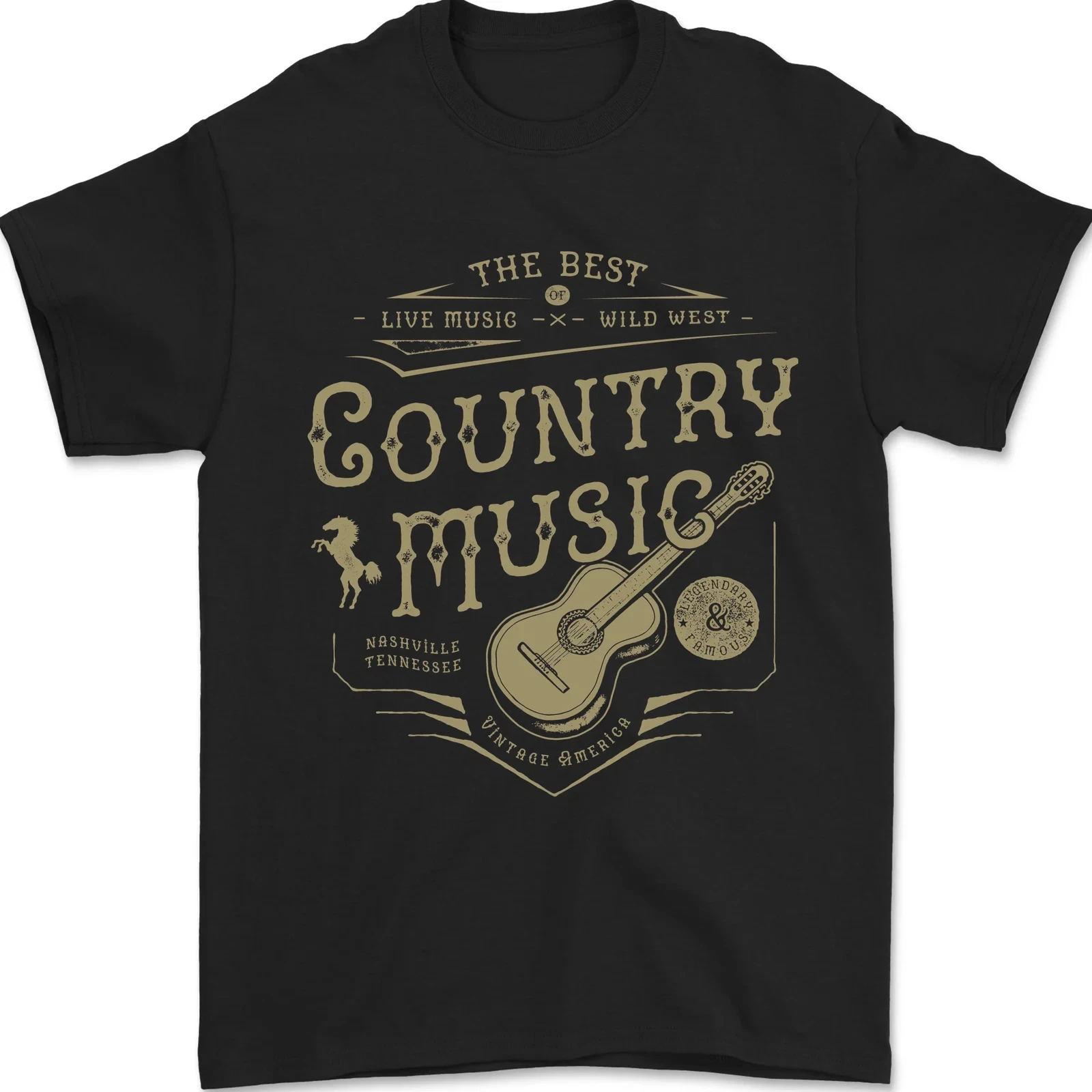 Country Music T-Shirt Men's Summer Casual Versatile Comfortable Loose Short Sleeve Cotton Crew Neck Top Men's Clothing
Country Music T-Shirt Men's Summer Casual Versatile Comfortable Loose Short Sleeve Cotton Crew Neck Top Men's Clothing