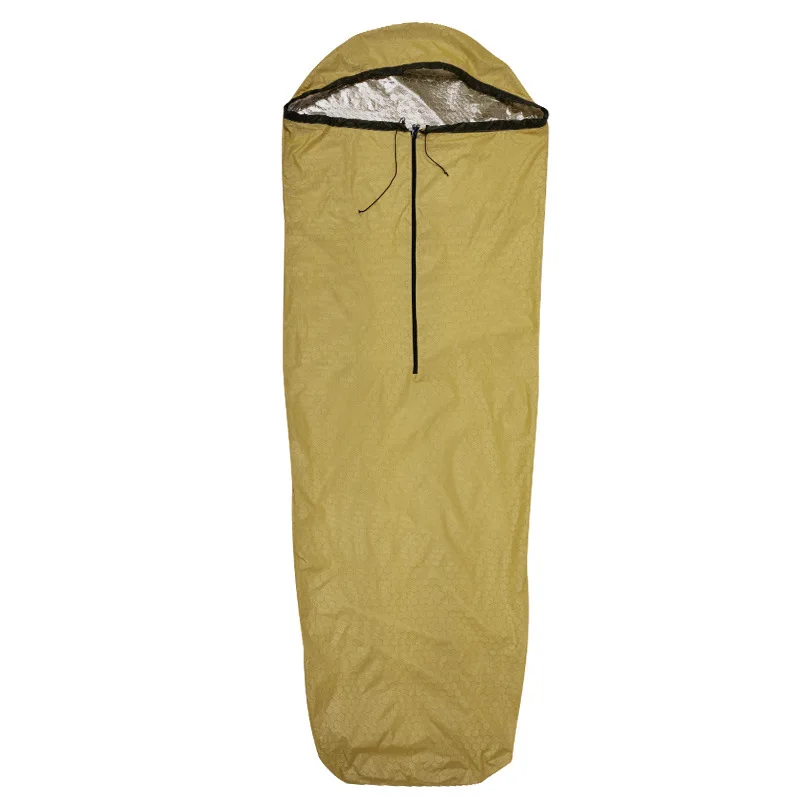 Outdoor Camping Emergency Sleeping Bag Ultralight Thermal Windproof Heat Reflective Sleeping Bag Multi-purpose Survival Gear
Outdoor Camping Emergency Sleeping Bag Ultralight Thermal Windproof Heat Reflective Sleeping Bag Multi-purpose Survival Gear