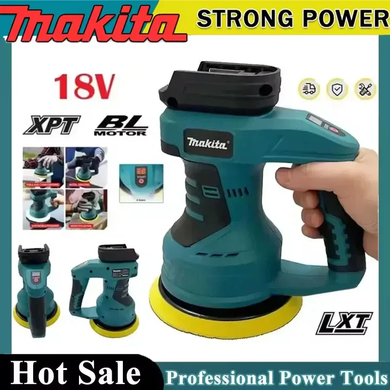 Беспроводная полировальная машинка Makita с 8 регулируемыми скоростями, электрический инструмент для вощения, шлифовки и нанесения защитного покрытия, перезаряжаемый, для аккумуляторов 18В
Беспроводная полировальная машинка Makita с 8 регулируемыми скоростями, электрический инструмент для вощения, шлифовки и нанесения защитного покрытия, перезаряжаемый, для аккумуляторов 18В