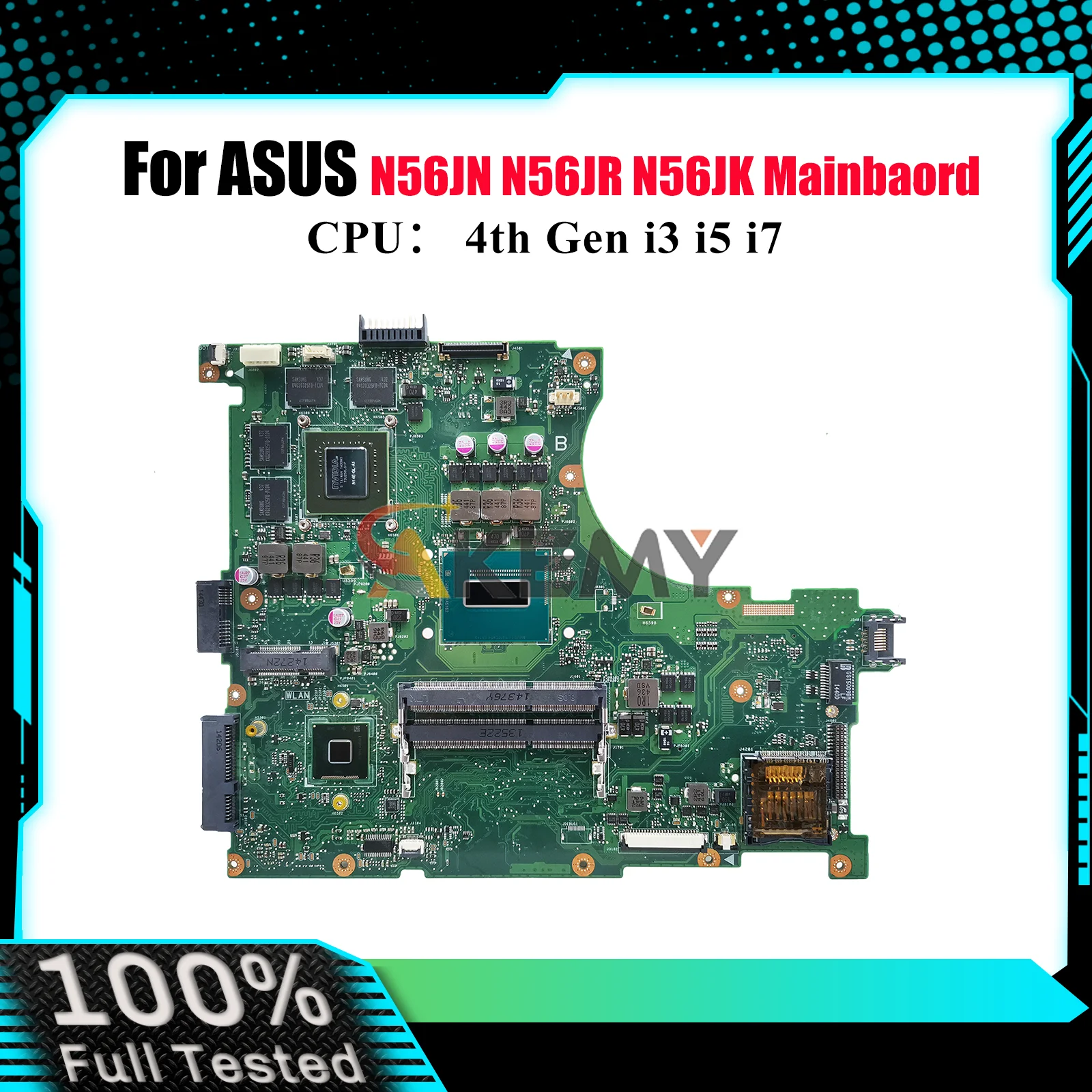 N56JR Материнская плата для ноутбука ASUS N56JK N56JN N56J N56JR Материнская плата для ноутбука с процессором i3 i5 i7 100% тест ОК быстрая доставка stk
N56JR Материнская плата для ноутбука ASUS N56JK N56JN N56J N56JR Материнская плата для ноутбука с процессором i3 i5 i7 100% тест ОК быстрая доставка stk