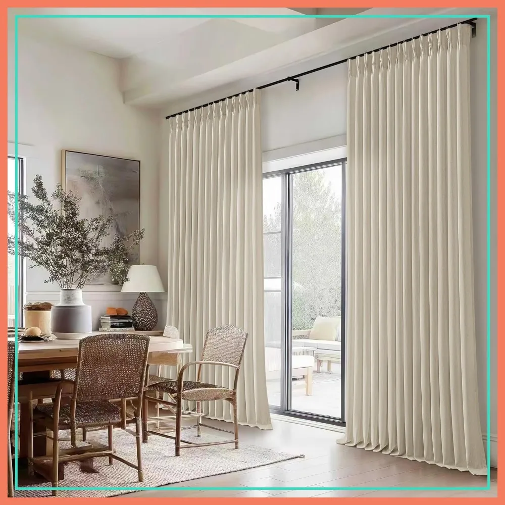 Linen 108 Inch Curtains 70 Wide Pinch Pleated Drapes for Living Room Privacy Light Filtering Extra Wide Patio Balcony 70x108
Linen 108 Inch Curtains 70 Wide Pinch Pleated Drapes for Living Room Privacy Light Filtering Extra Wide Patio Balcony 70x108
