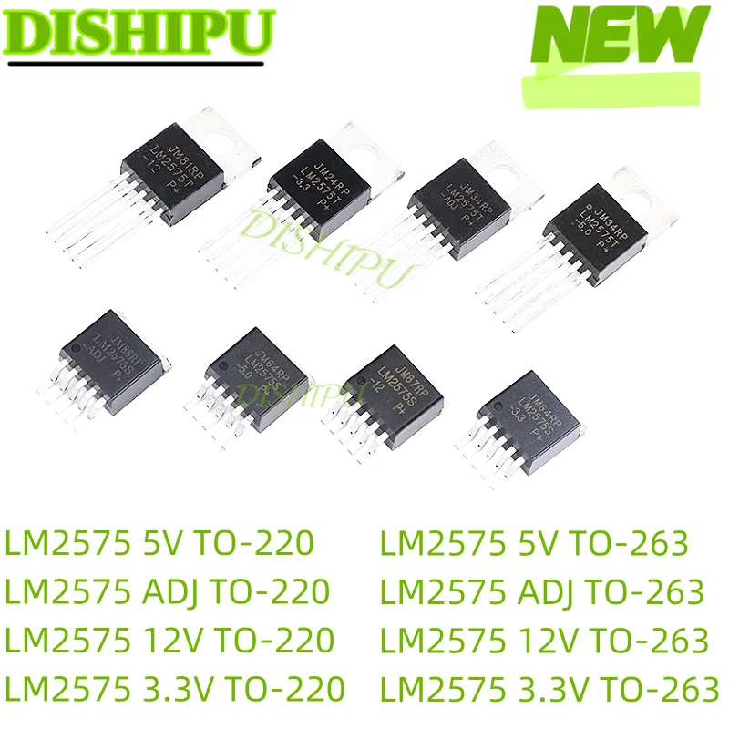 5Pcs Lm2575-3.3 Vt Lm2575-5.0 Lm2575-12V Lm2575-Adj To-263 Lm25753.3 V. Lm25755V Lm257512V Lm2575Adjto-220 Five Ends Chip Regulator Lm2575-5.0/12 5V Ic Reducer
5Pcs Lm2575-3.3 Vt Lm2575-5.0 Lm2575-12V Lm2575-Adj To-263 Lm25753.3 V. Lm25755V Lm257512V Lm2575Adjto-220 Five Ends Chip Regulator Lm2575-5.0/12 5V Ic Reducer