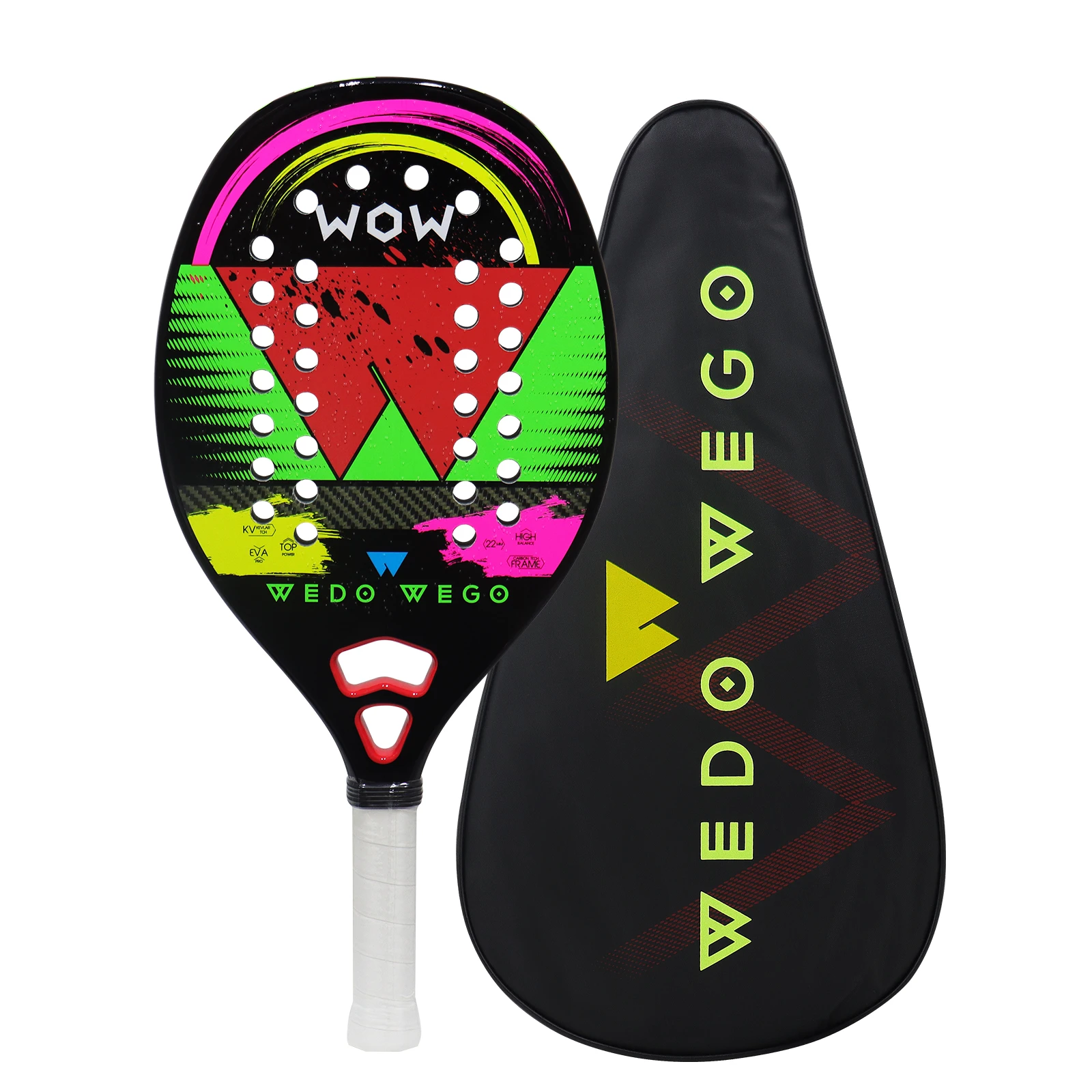 Kevlar Beach Tennis Racquet EVA Memory Foam Core With Carbon Fiber Grit Face Outdoor Sports Tennis Racket for Beach Tennis
Kevlar Beach Tennis Racquet EVA Memory Foam Core With Carbon Fiber Grit Face Outdoor Sports Tennis Racket for Beach Tennis