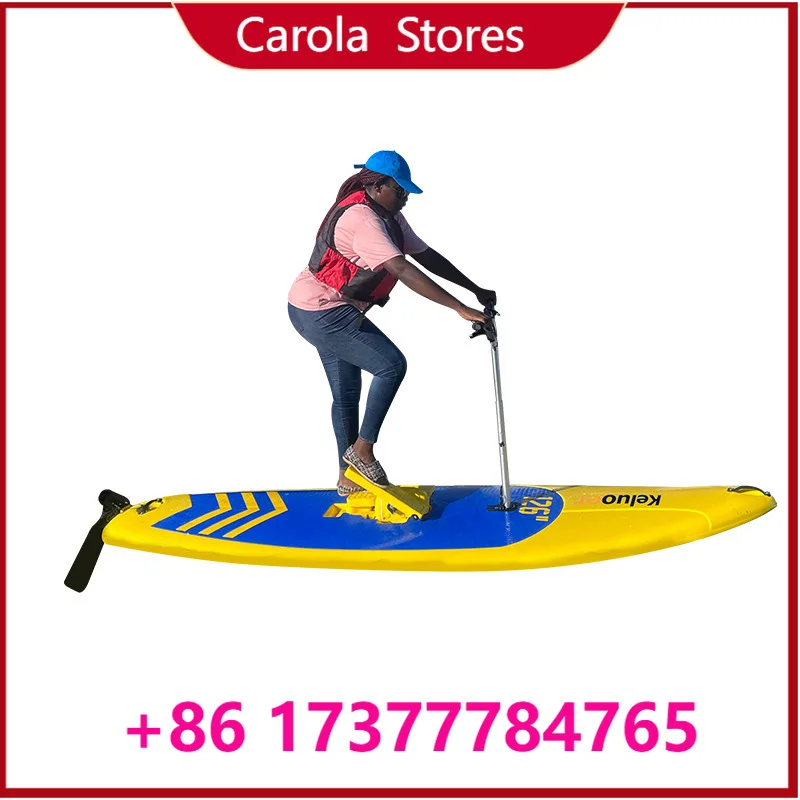 Inflatable Pedal Drive Stand Up Paddle Board Portable Water Bike Surfboard Foot Powered SUP for Lake River Outdoor Water
Inflatable Pedal Drive Stand Up Paddle Board Portable Water Bike Surfboard Foot Powered SUP for Lake River Outdoor Water