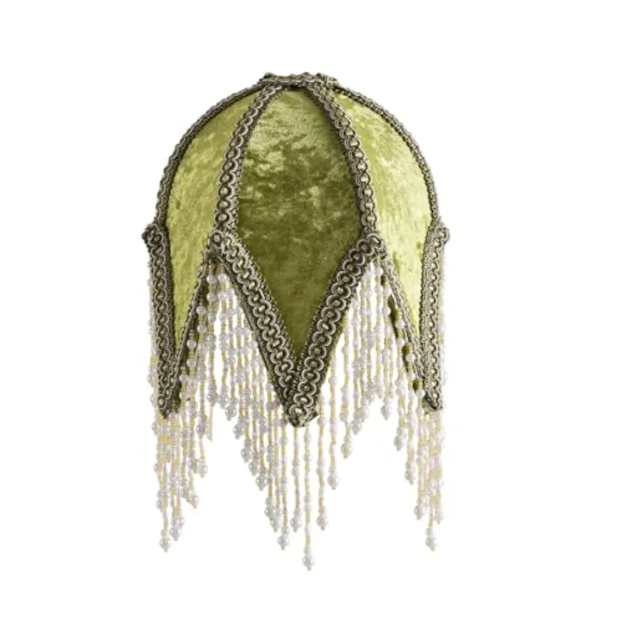 Tassel lampshade - Retro country style green bead tassel lampshade8.7"High artistic atmosphere replacement lamp accessory for l
Tassel lampshade - Retro country style green bead tassel lampshade8.7"High artistic atmosphere replacement lamp accessory for l