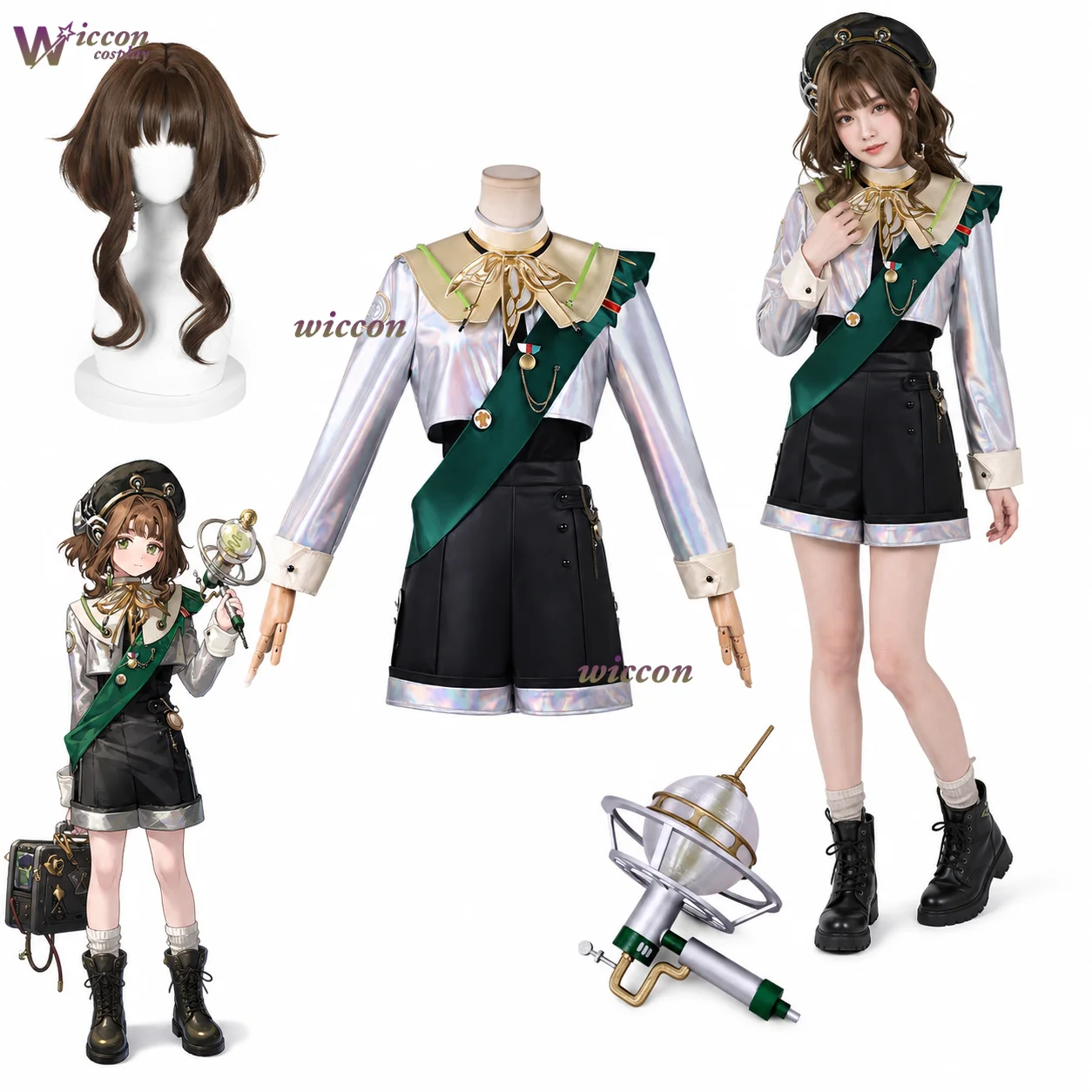 Uniform Store Back to the Future 1999 cos silver-clad Little Spring Sparrow cosplay prop wig clothes anime cosplay Halloween
Uniform Store Back to the Future 1999 cos silver-clad Little Spring Sparrow cosplay prop wig clothes anime cosplay Halloween