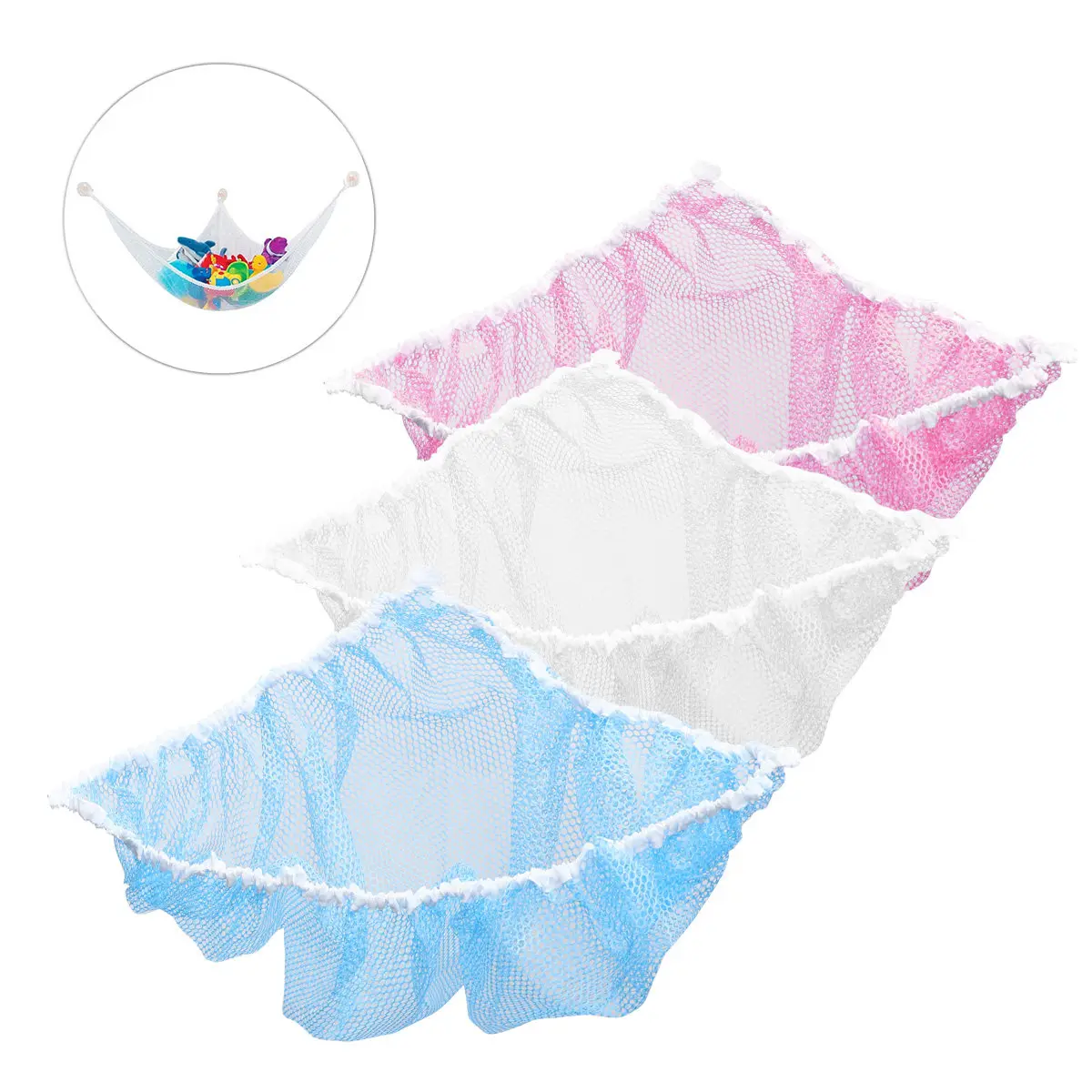 Large Corner Storage Holder Net for Children's Stuffed Animals Mesh Hammock 180x120x120cm Pink Nursery Storage Organizer
Large Corner Storage Holder Net for Children's Stuffed Animals Mesh Hammock 180x120x120cm Pink Nursery Storage Organizer
