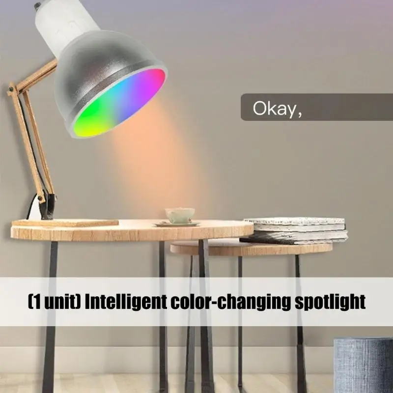 D5BB Intelligent App LED Cup Light for Home Office Voices AI Control Color Changing
D5BB Intelligent App LED Cup Light for Home Office Voices AI Control Color Changing