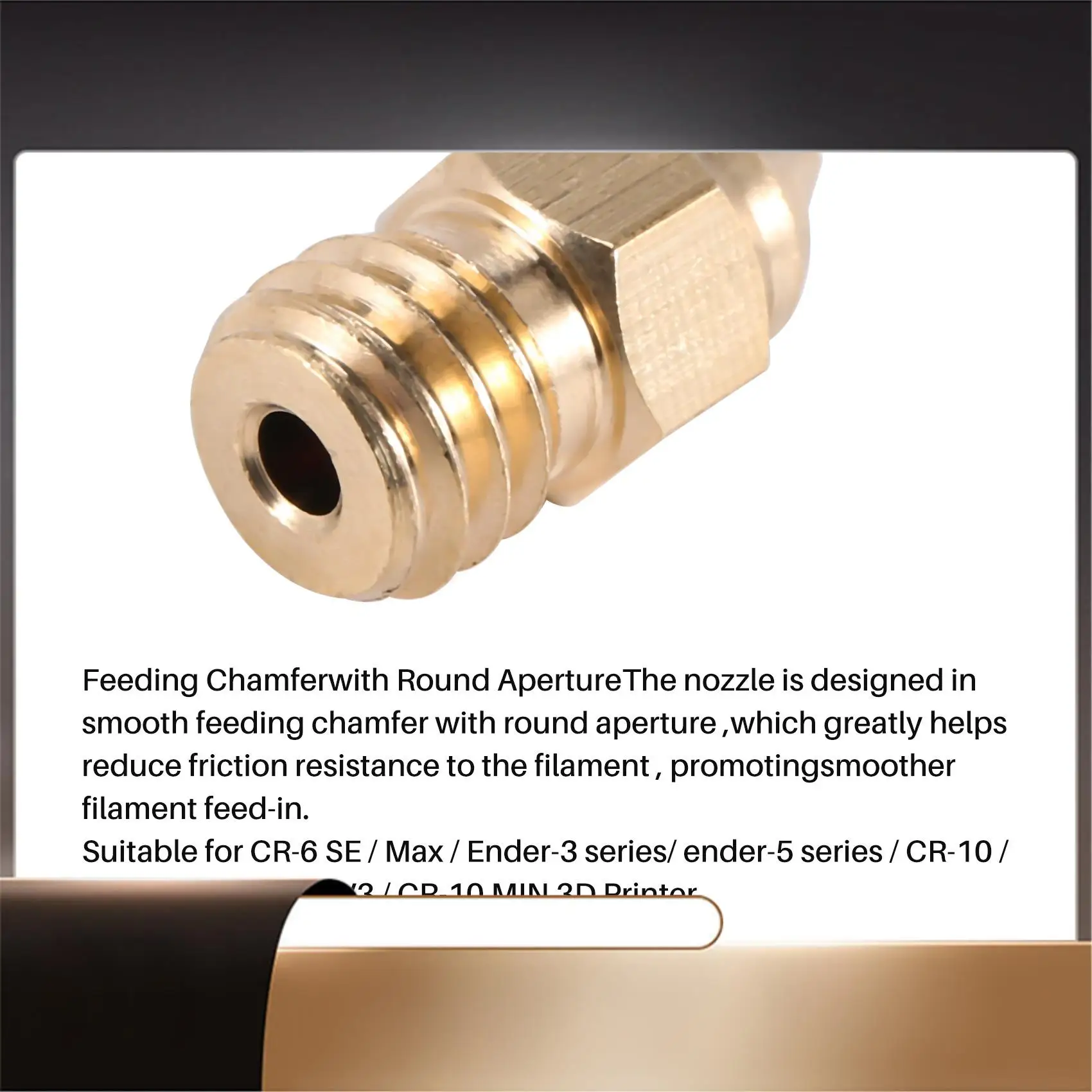 CR-6 SE 0.4MM Nozzle Hotend Nozzles For CREALITY CR-10 V2 CR-6 SE Ender-3 Ender-5 Series 3D Printer Parts-N35R
CR-6 SE 0.4MM Nozzle Hotend Nozzles For CREALITY CR-10 V2 CR-6 SE Ender-3 Ender-5 Series 3D Printer Parts-N35R