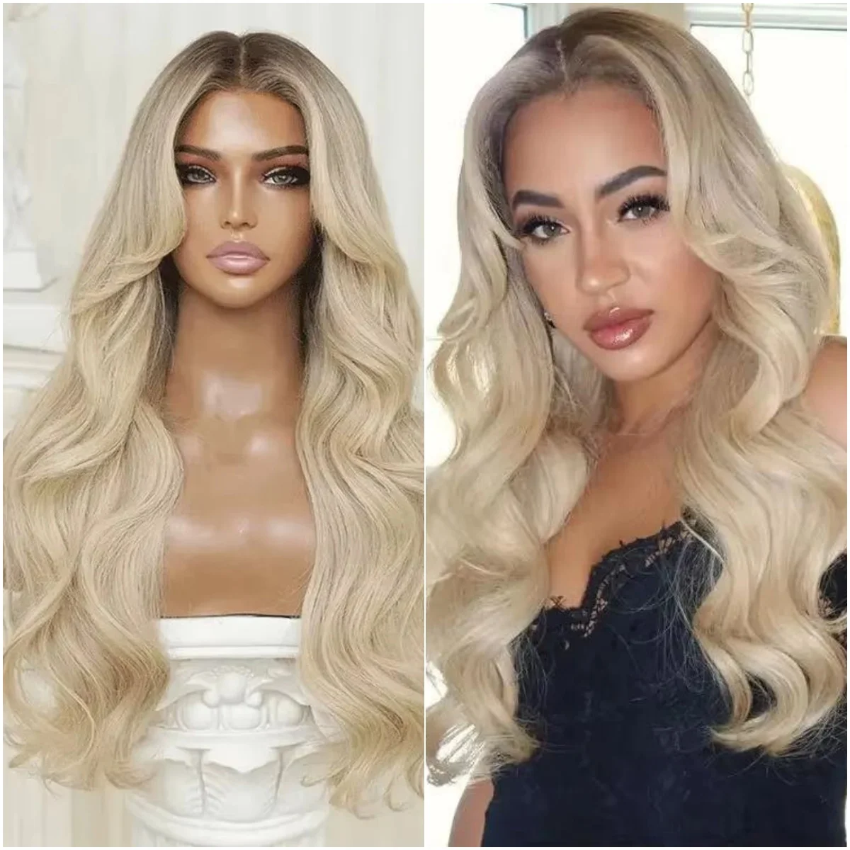 Long Length Soft Wave Light Blonde Wig High Quality Synthetic HD Lace Front Wigs Ready to Ship Preplucked Hairline for Women
Long Length Soft Wave Light Blonde Wig High Quality Synthetic HD Lace Front Wigs Ready to Ship Preplucked Hairline for Women