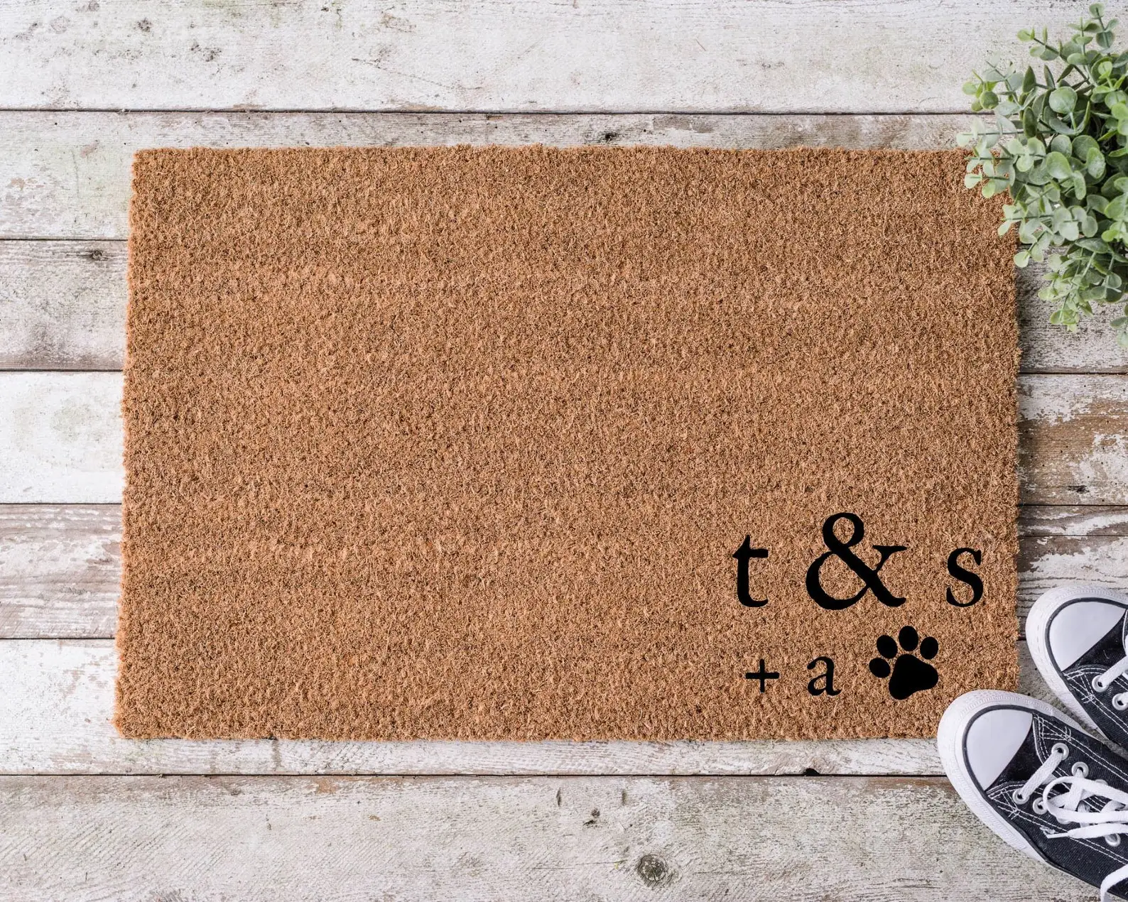 Custom Initial Name Couple's Doormat Minimal Monogram With Pet Paw Rugs Housewarming Gift Wedding Gift Outdoor Bedroom Doormat
Custom Initial Name Couple's Doormat Minimal Monogram With Pet Paw Rugs Housewarming Gift Wedding Gift Outdoor Bedroom Doormat