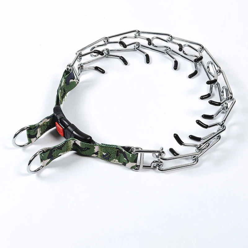 Effective Pinch Dog Training Collar With Comfort Anti Pull Training Adjustable Multi-size Stainless Steel Pet Prong Choke Collar
Effective Pinch Dog Training Collar With Comfort Anti Pull Training Adjustable Multi-size Stainless Steel Pet Prong Choke Collar