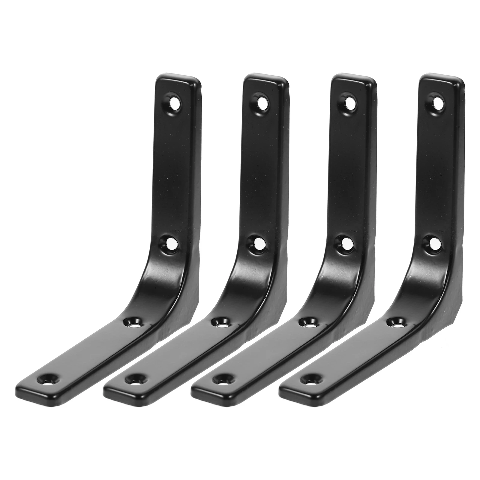 4pcs L-shaped Shelf Brackets Stainless Steel Heavy Duty Wall-mounted Support Black White Kitchen Bedroom Storage Rack
4pcs L-shaped Shelf Brackets Stainless Steel Heavy Duty Wall-mounted Support Black White Kitchen Bedroom Storage Rack