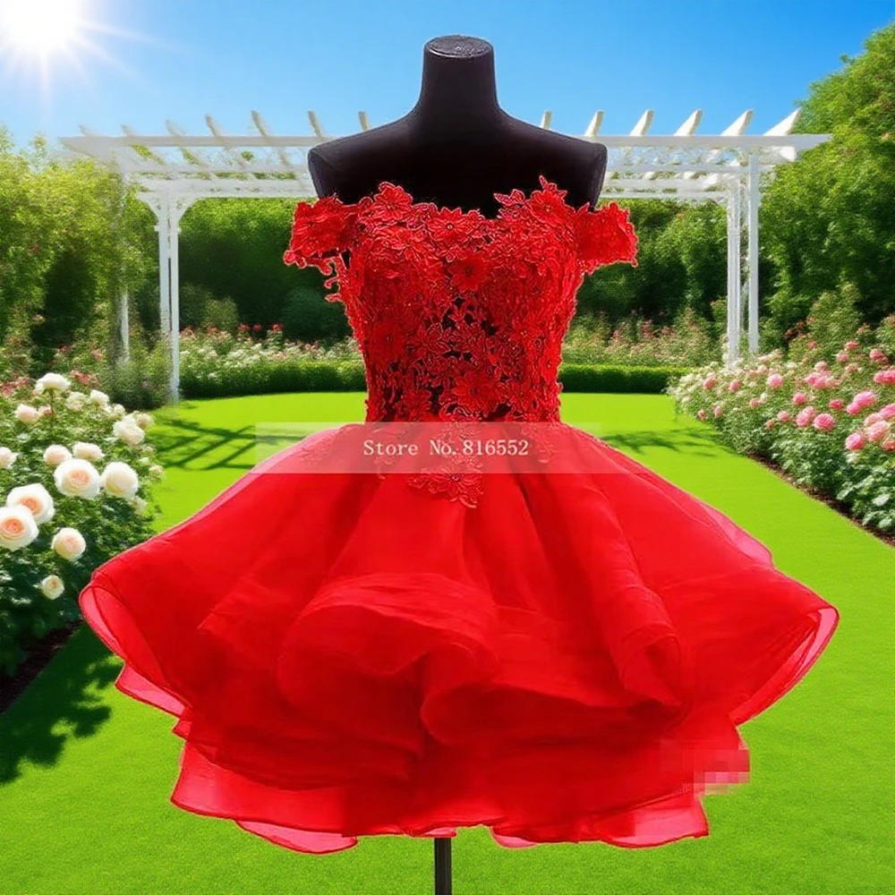 Bealegantom Short Prom Graduation Dresses 2025 Sweetheart Flowers Organza Homecoming Dress Formal Party Gown QA282
Bealegantom Short Prom Graduation Dresses 2025 Sweetheart Flowers Organza Homecoming Dress Formal Party Gown QA282