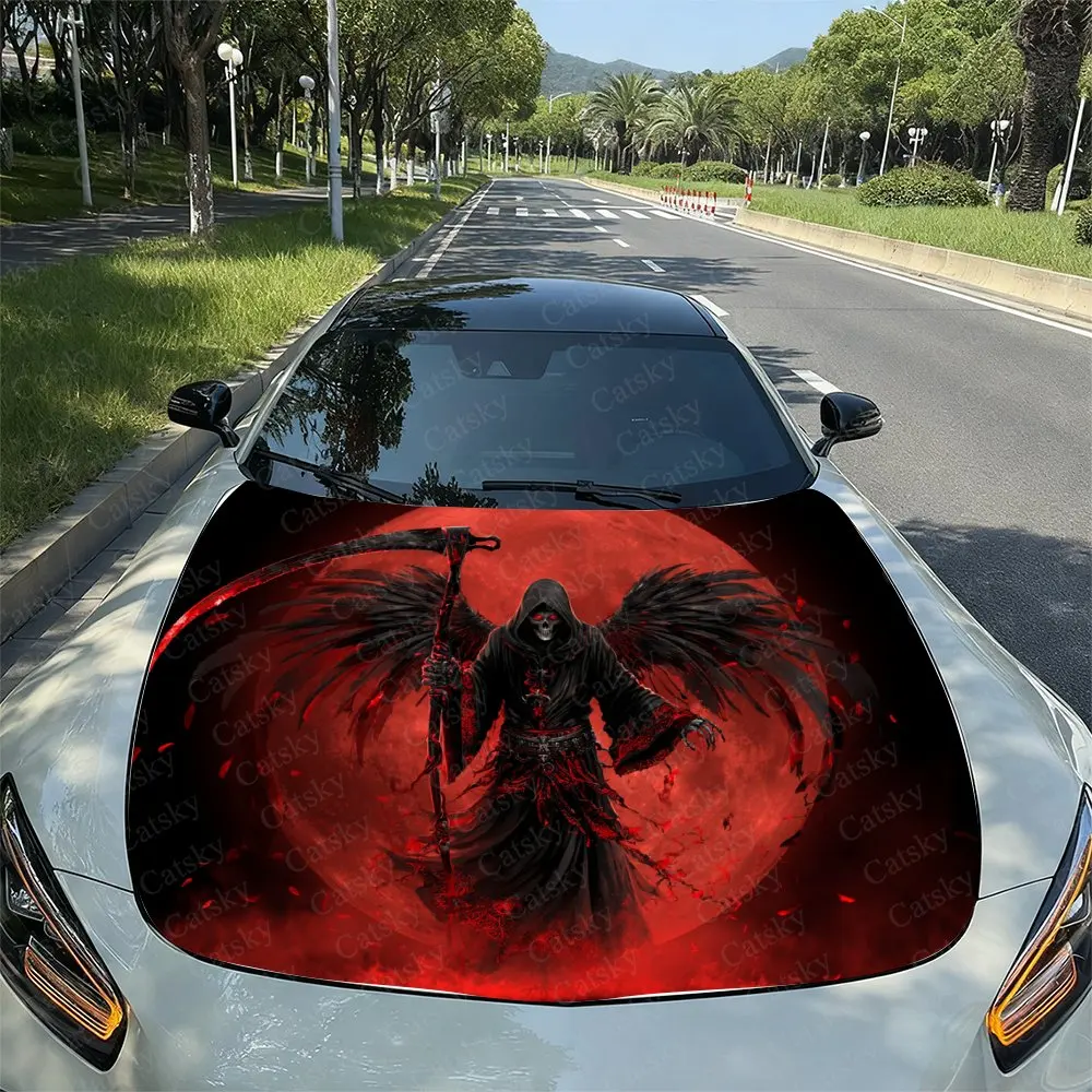 Evil Death Reaper Car Hood Decal Sticker, Durable Car Vinyl Wraps Suitable For Most Vehicles, Car Engine Hood Protective Film Gi
Evil Death Reaper Car Hood Decal Sticker, Durable Car Vinyl Wraps Suitable For Most Vehicles, Car Engine Hood Protective Film Gi