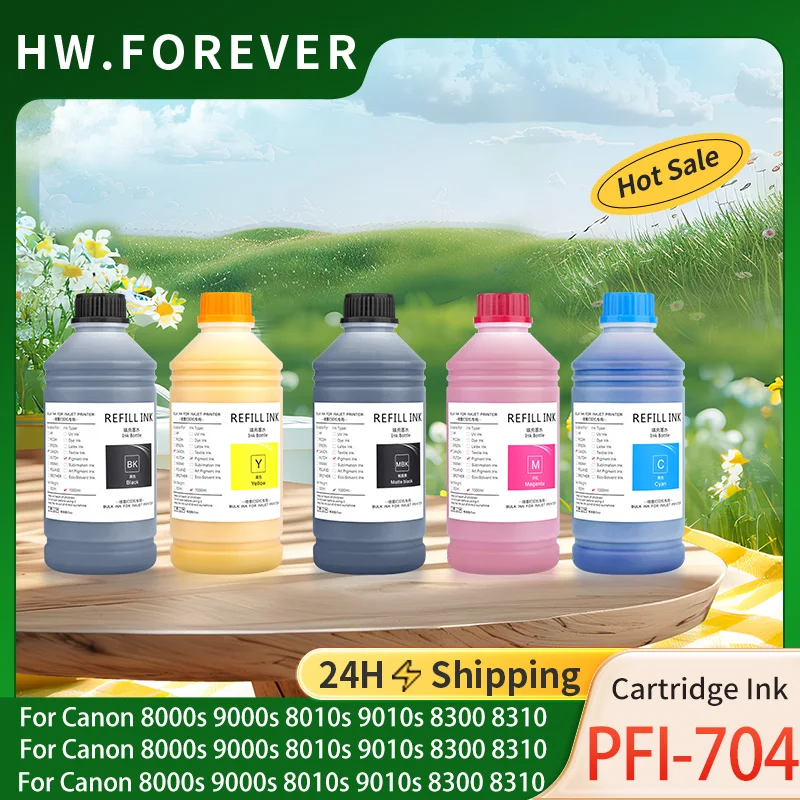PFI 704 PFI-704 Бутылка с чернилами, сменные пигментные чернила для Canon iPF 8300 8310 8000s 9000s 8010s 9010s, совместимый комплект чернил для заправки принтера
PFI 704 PFI-704 Бутылка с чернилами, сменные пигментные чернила для Canon iPF 8300 8310 8000s 9000s 8010s 9010s, совместимый комплект чернил для заправки принтера
