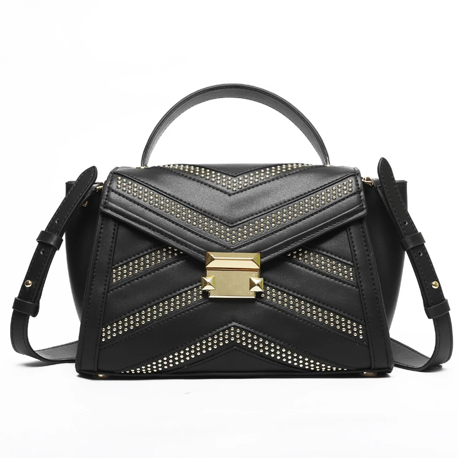 Женская сумка из натуральной кожи, модный саквояж кросс-боди из воловьей кожи с заклепками в стиле ретро панк
Женская сумка из натуральной кожи, модный саквояж кросс-боди из воловьей кожи с заклепками в стиле ретро панк