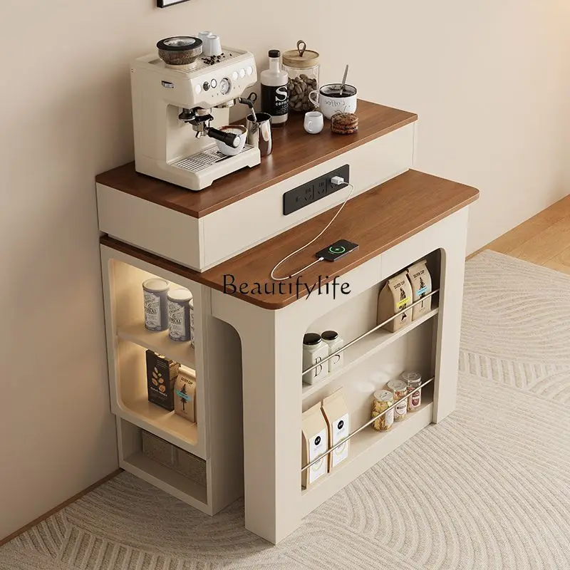 High-end light luxury cream wind island dining table integrated telescopic multi-functional French
High-end light luxury cream wind island dining table integrated telescopic multi-functional French