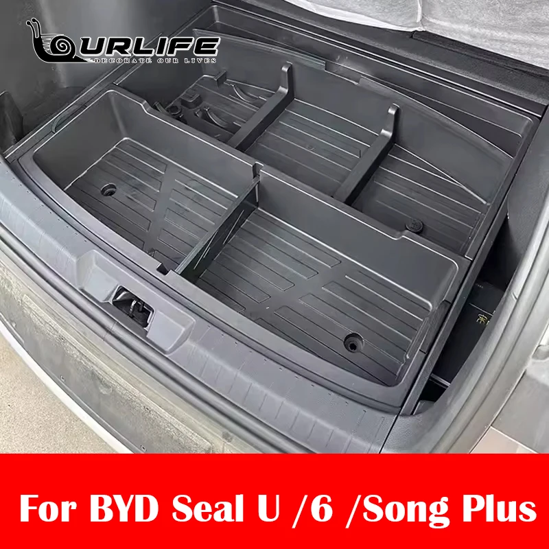 For BYD Seal U Sealion 6 Song Plus DMI EV 2023 2024 Accessories ABS material injection molded trunk storage box for automobiles
For BYD Seal U Sealion 6 Song Plus DMI EV 2023 2024 Accessories ABS material injection molded trunk storage box for automobiles
