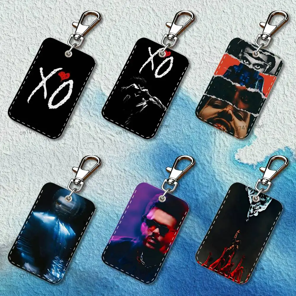 The W-Weeknd XO Rectangle Access Card Case Leather Card Holder Keychain Key Ring Transportation Card Case
The W-Weeknd XO Rectangle Access Card Case Leather Card Holder Keychain Key Ring Transportation Card Case