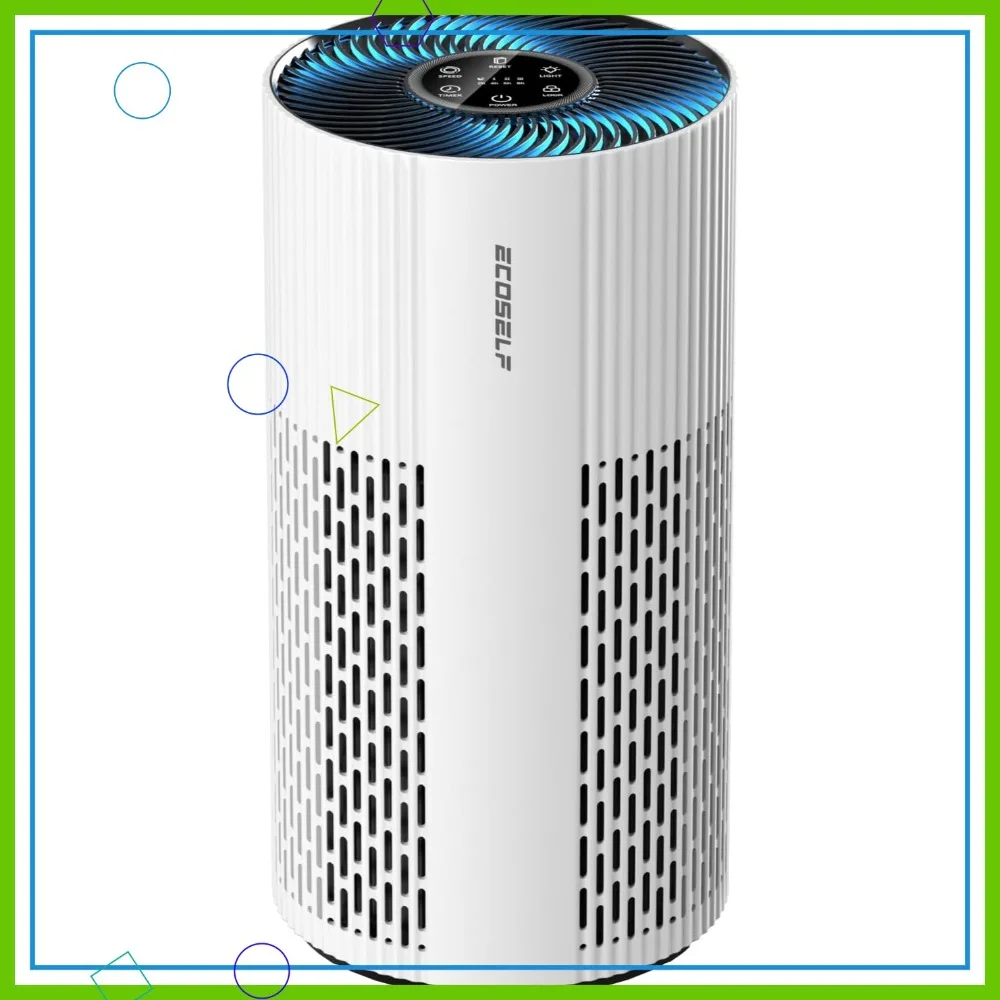 Air Purifier for Home Large Room 1500 Ft², True HEPA Filter, 20dB Sleep Mode, 360° Intake & Outlet, Air Cleaner Bedroom Pets
Air Purifier for Home Large Room 1500 Ft², True HEPA Filter, 20dB Sleep Mode, 360° Intake & Outlet, Air Cleaner Bedroom Pets