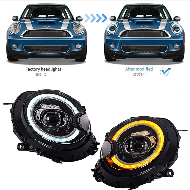 Мини-фасветильник в сборе BMW 2007-2013 MINI R55 R56 R57 R58 R59, модернизированные светодиодные фары, дневные ходовые огсветильник
Мини-фасветильник в сборе BMW 2007-2013 MINI R55 R56 R57 R58 R59, модернизированные светодиодные фары, дневные ходовые огсветильник