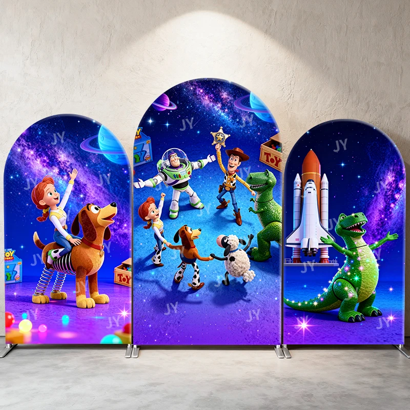 Toy Story Arch Backdrop Cover Space Galaxy Jessie Dinosaur Rocket Scene Kids Birthday Baby Shower Photo Booth Decor Background
Toy Story Arch Backdrop Cover Space Galaxy Jessie Dinosaur Rocket Scene Kids Birthday Baby Shower Photo Booth Decor Background