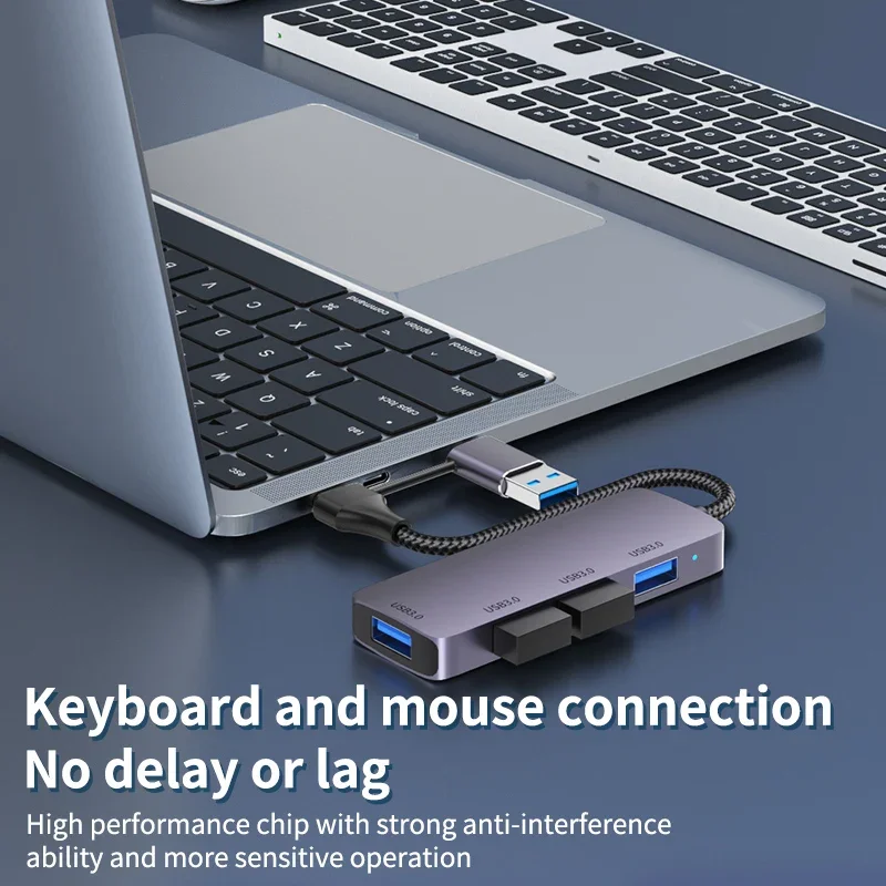 2in1 USB 3.0 HUB 5Gbps High Speed USBC Docking Station Extender USB Adapter Splitter for Android Laptop Macbook Pro Accessories
2in1 USB 3.0 HUB 5Gbps High Speed USBC Docking Station Extender USB Adapter Splitter for Android Laptop Macbook Pro Accessories