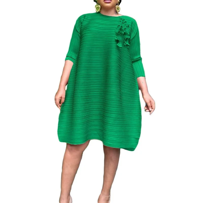African Dress For Women Fashion Dashiki Solid Ruffles Loose Vestidos New Arrival Robe Elegant Africa Clothing Party Dress
African Dress For Women Fashion Dashiki Solid Ruffles Loose Vestidos New Arrival Robe Elegant Africa Clothing Party Dress