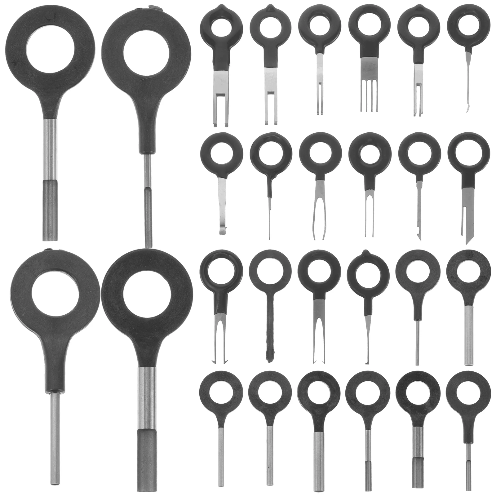 28pcs Electrical Connector Ejector Car Terminal Extractor Wire Harness Needle Tools
28pcs Electrical Connector Ejector Car Terminal Extractor Wire Harness Needle Tools