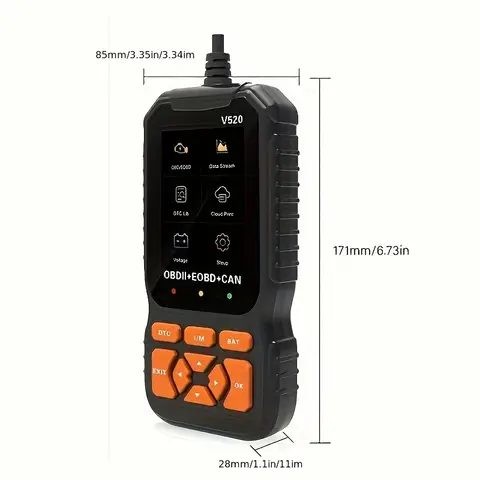 V520 OBD2 Car Diagnostic Scanner – All-in-One Diagnostic Tool for Identifying and Troubleshooting Vehicle Issues.