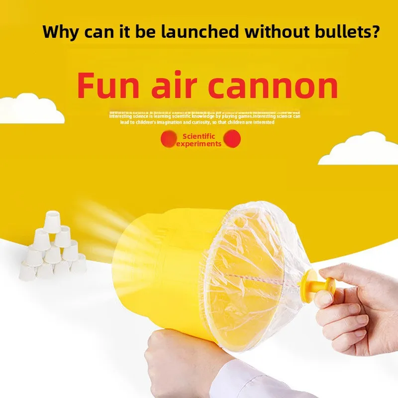 Ручной набор для научных экспериментов по физике Fun Air Cannon для детского сада, обучающая игрушка «сделай сам»
Ручной набор для научных экспериментов по физике Fun Air Cannon для детского сада, обучающая игрушка «сделай сам»