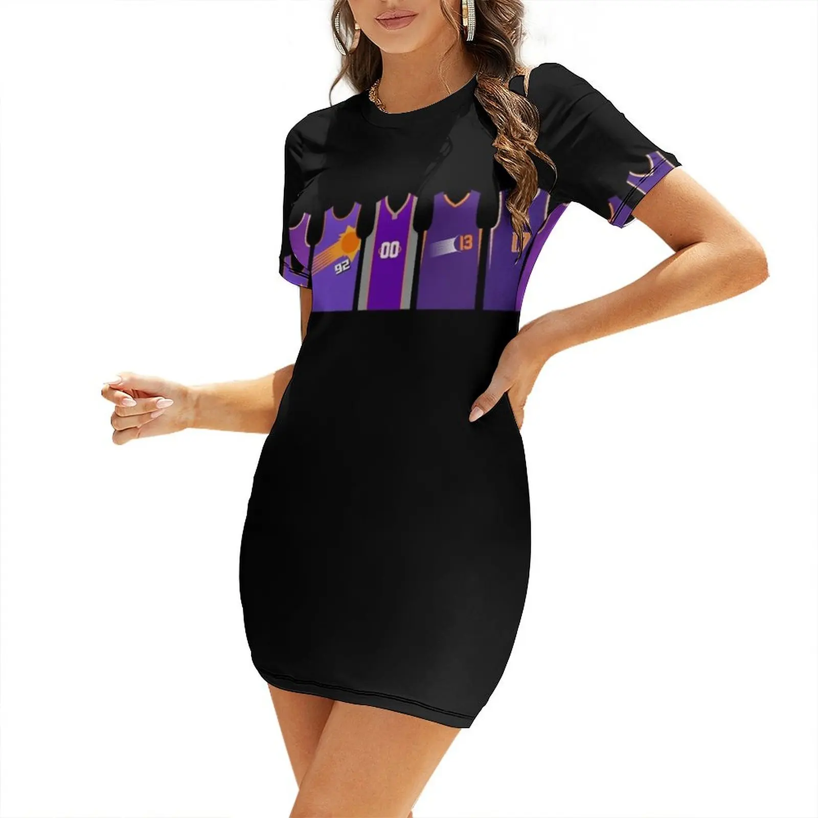 Phoenix Jersey History Short Sleeved Dress women clothing 2025 new arrivals dress women elegant luxury
Phoenix Jersey History Short Sleeved Dress women clothing 2025 new arrivals dress women elegant luxury