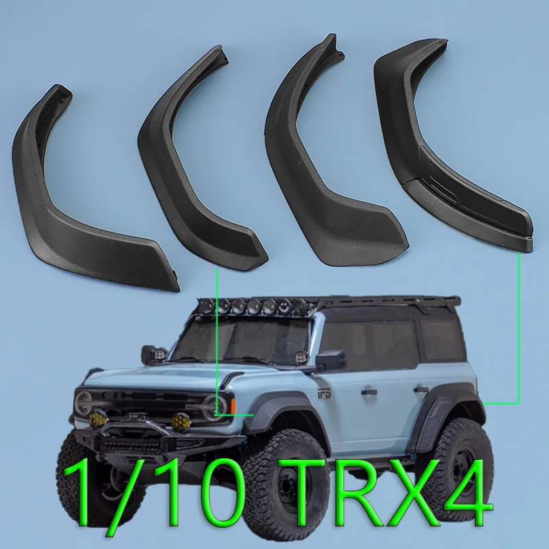 Simulation Wing Eyebrow Fender Decoration for 1/10 RC Crawler Car Traxxas TRX4 NEW BRONCO Upgrade parts
Simulation Wing Eyebrow Fender Decoration for 1/10 RC Crawler Car Traxxas TRX4 NEW BRONCO Upgrade parts